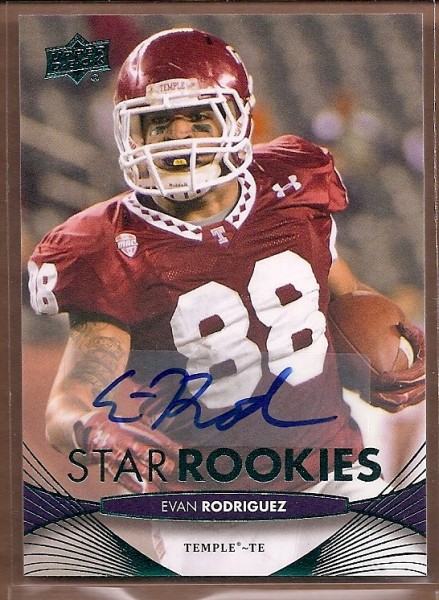2012 Upper Deck Rookie Autographs #85 Evan Rodriguez