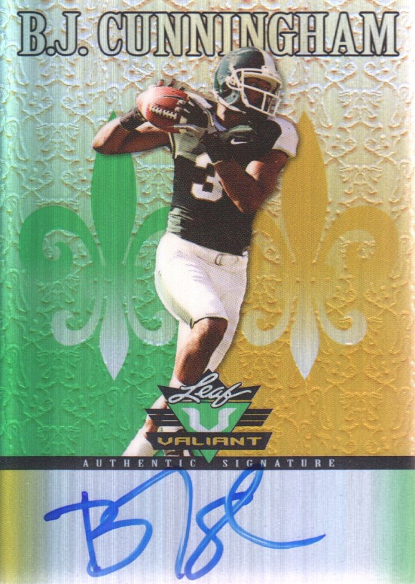 2012 Leaf Valiant Draft #BJC B.J. Cunningham