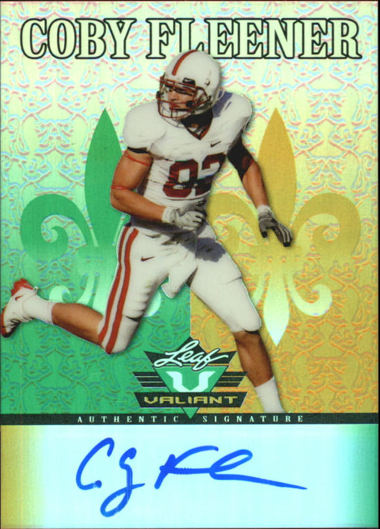 2012 Leaf Valiant Draft #CF1 Coby Fleener