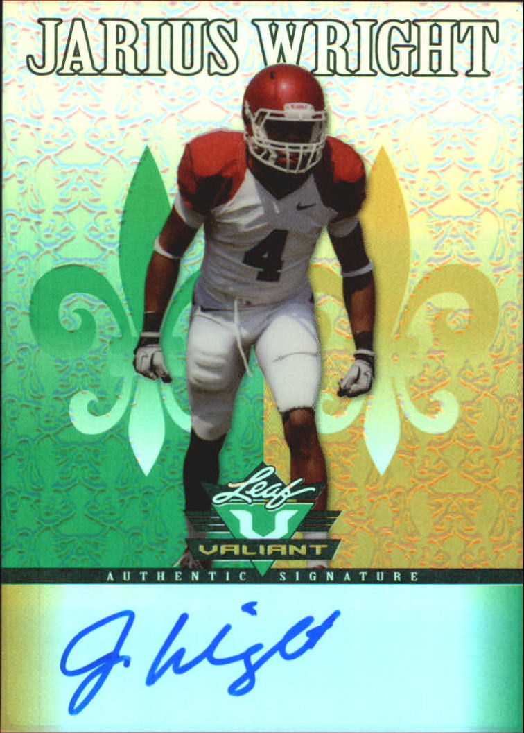 2012 Leaf Valiant Draft #JW1 Jarius Wright