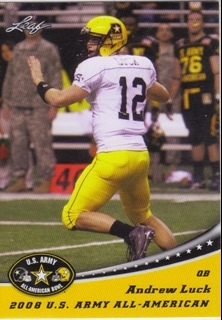 2012 Leaf Draft Army All-American Bowl #AABAL1 Andrew Luck