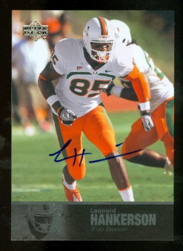 2011 Upper Deck College Legends Autographs #91 Leonard Hankerson
