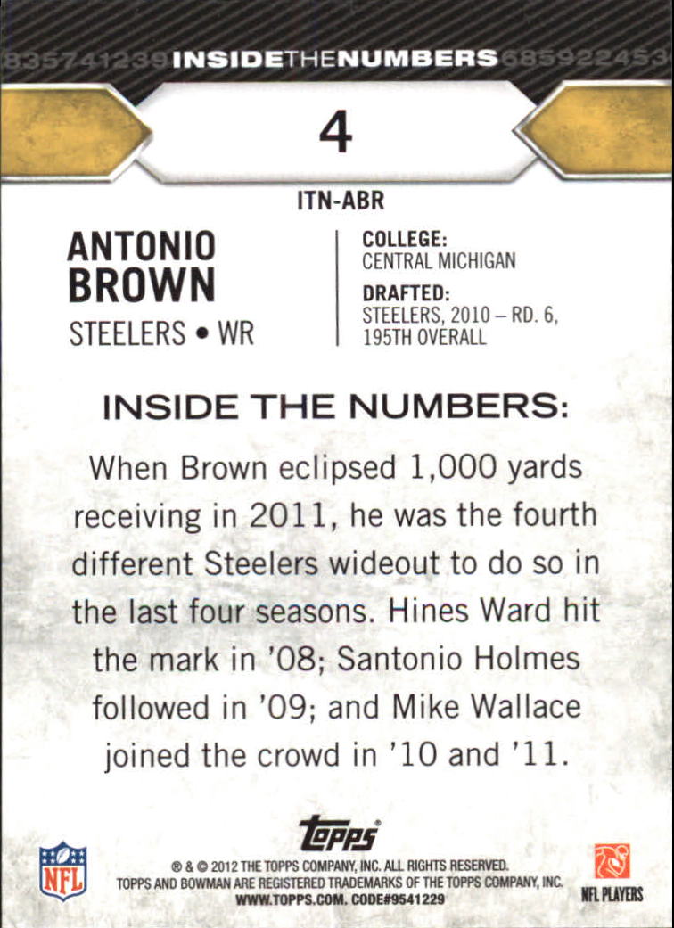 A4654- 2012 Bowman Football Assorted Insert Cards -You Pick- 15+ FREE US SHIP - Picture 142 of 162