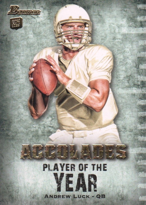 2012 Bowman Accolades #BACAL2 Andrew Luck