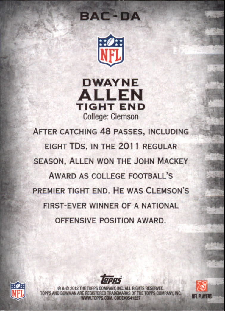A4654- 2012 Bowman Football Assorted Insert Cards -You Pick- 15+ FREE US SHIP - Picture 5 of 162
