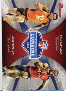 2012 Bowman Combine Competition #CCLN Andrew Luck/Cam Newton
