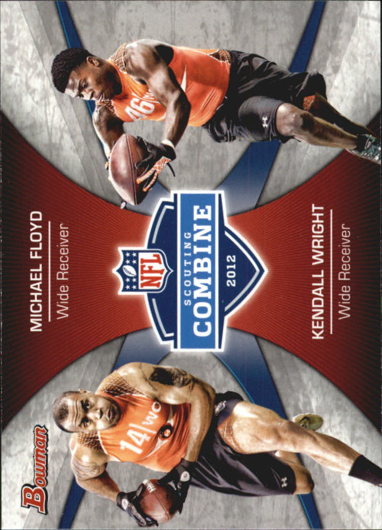 2012 Bowman Combine Competition #CCFW Michael Floyd/Kendall Wright