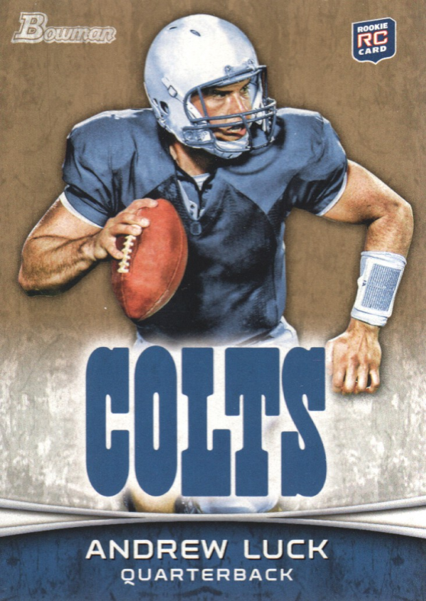 2012 Bowman Gold #150 Andrew Luck