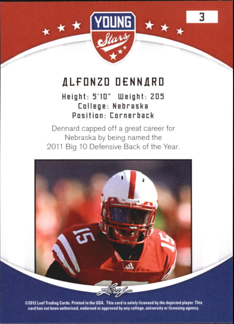 B5874- 2012 Leaf Young Stars Draft FB Cards 1-100 -You Pick- 15+ FREE US SHIP - Picture 7 of 195