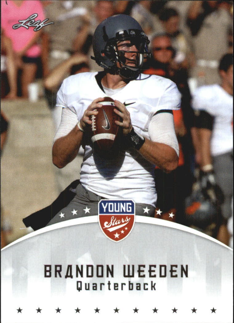 2012 Leaf Young Stars Draft #14 Brandon Weeden