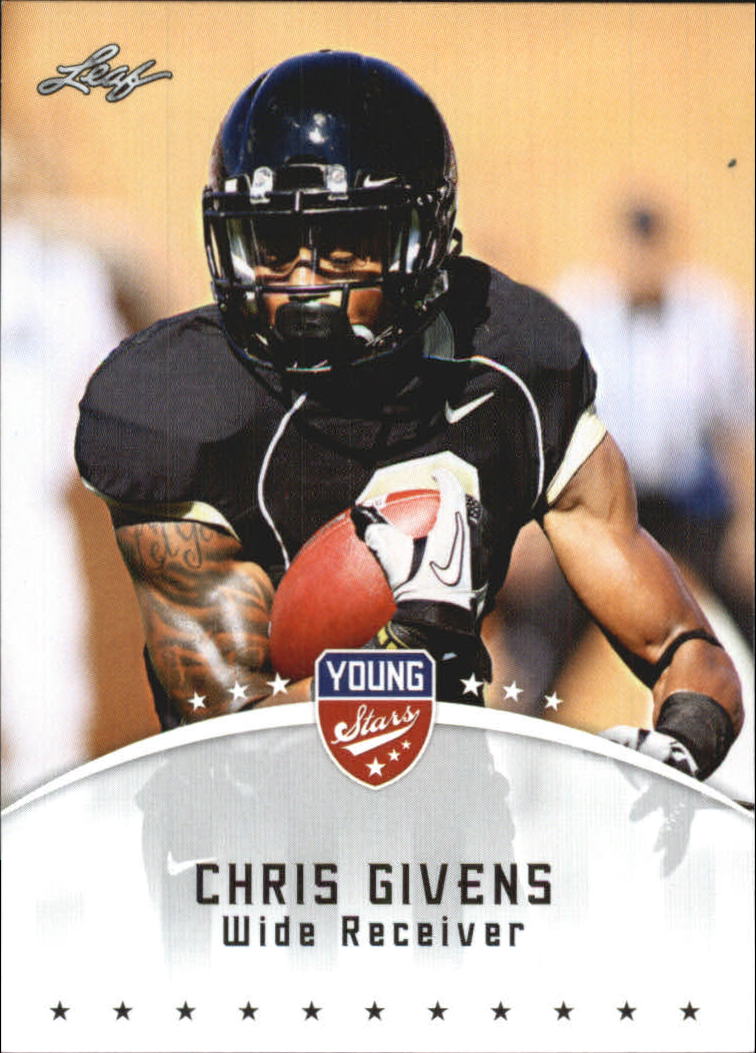 2012 Leaf Young Stars Draft #18 Chris Givens