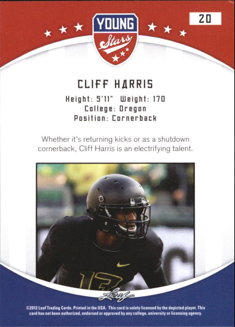 B5874- 2012 Leaf Young Stars Draft FB Cards 1-100 -You Pick- 15+ FREE US SHIP - Picture 41 of 195