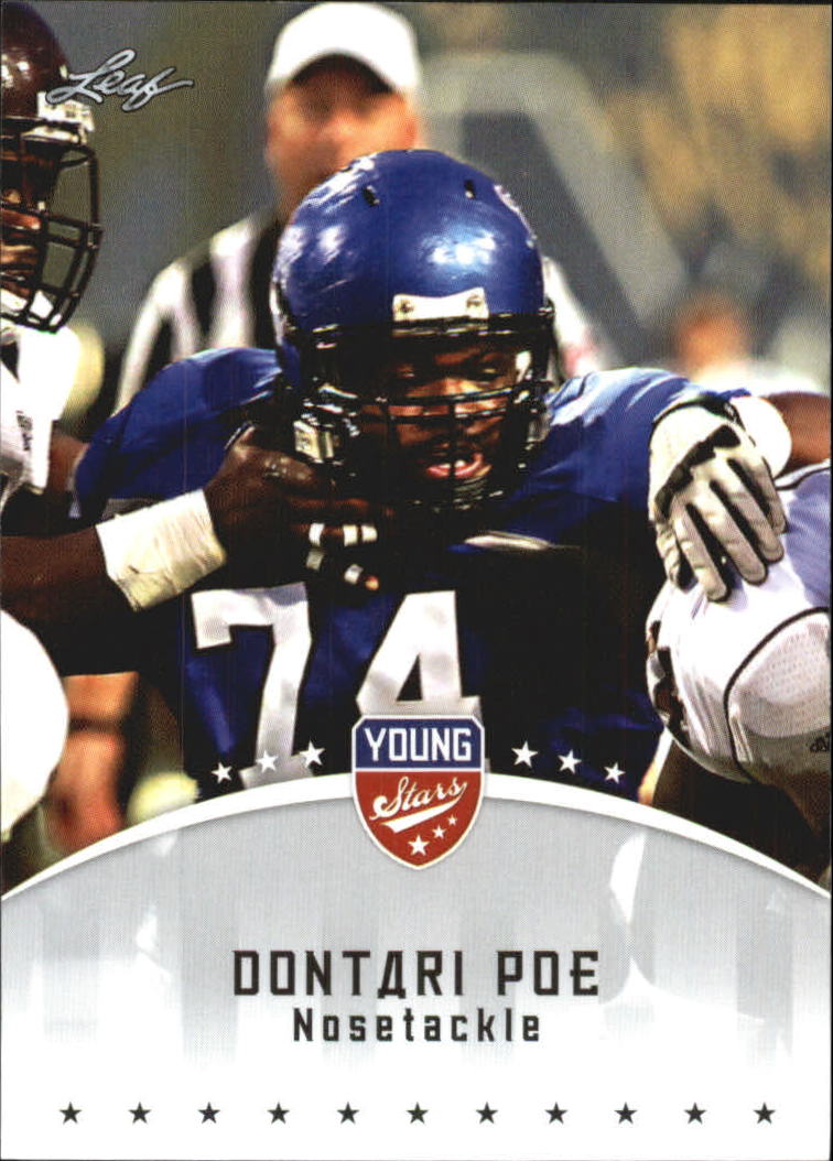 2012 Leaf Young Stars Draft #33 Dontari Poe