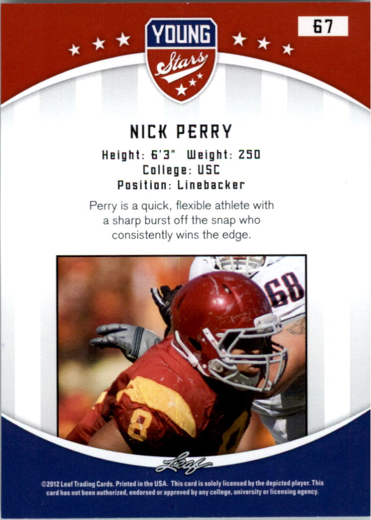 B5874- 2012 Leaf Young Stars Draft FB Cards 1-100 -You Pick- 15+ FREE US SHIP - Picture 131 of 195