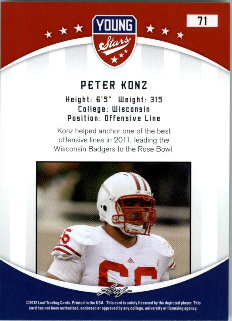 B5874- 2012 Leaf Young Stars Draft FB Cards 1-100 -You Pick- 15+ FREE US SHIP - Picture 139 of 195