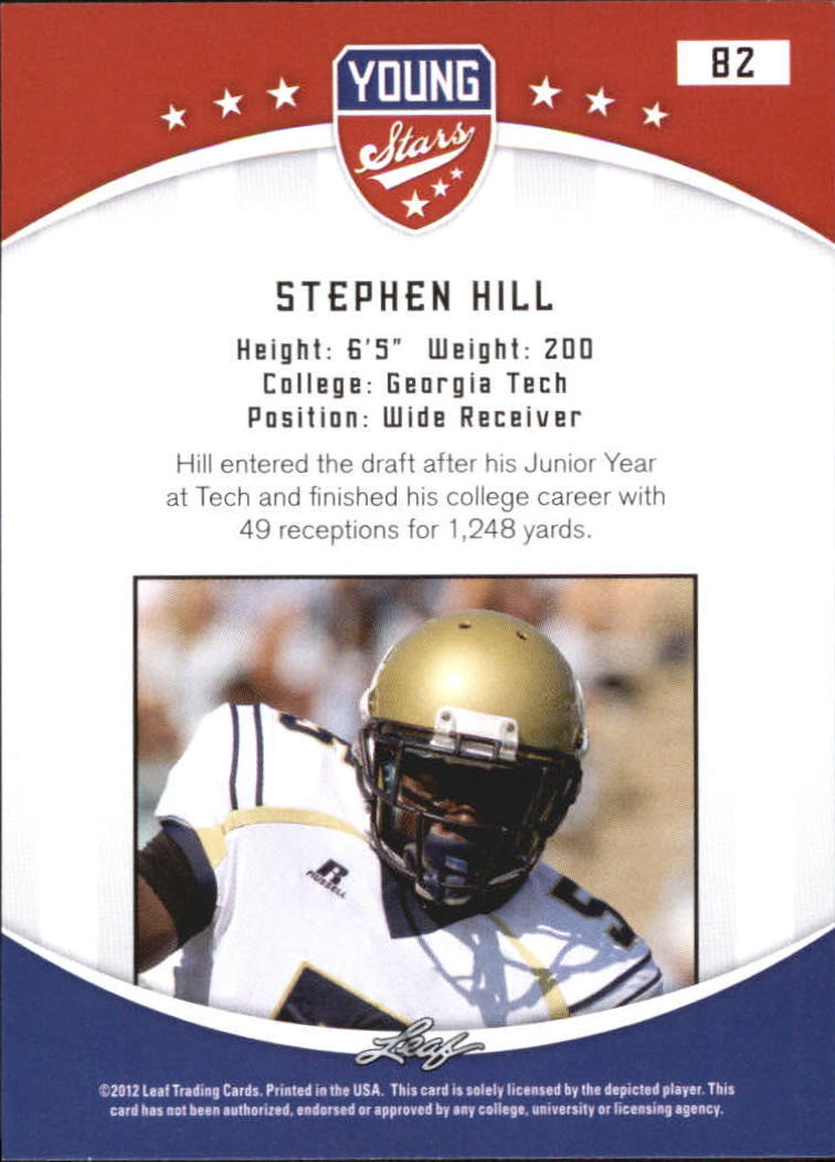 B5874- 2012 Leaf Young Stars Draft FB Cards 1-100 -You Pick- 15+ FREE US SHIP - Picture 159 of 195