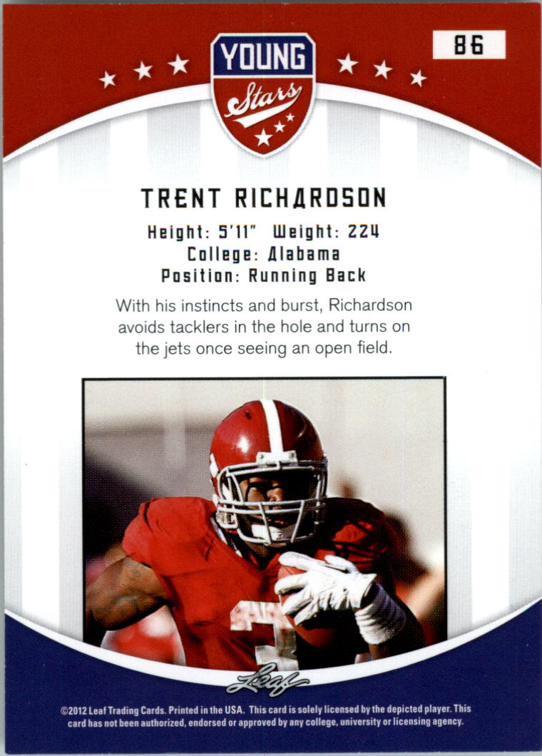 B5874- 2012 Leaf Young Stars Draft FB Cards 1-100 -You Pick- 15+ FREE US SHIP - Picture 167 of 195