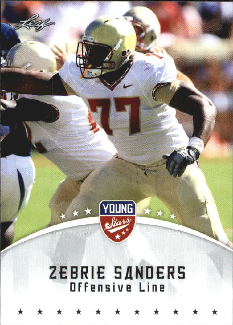 2012 Leaf Young Stars Draft #91 Zebrie Sanders