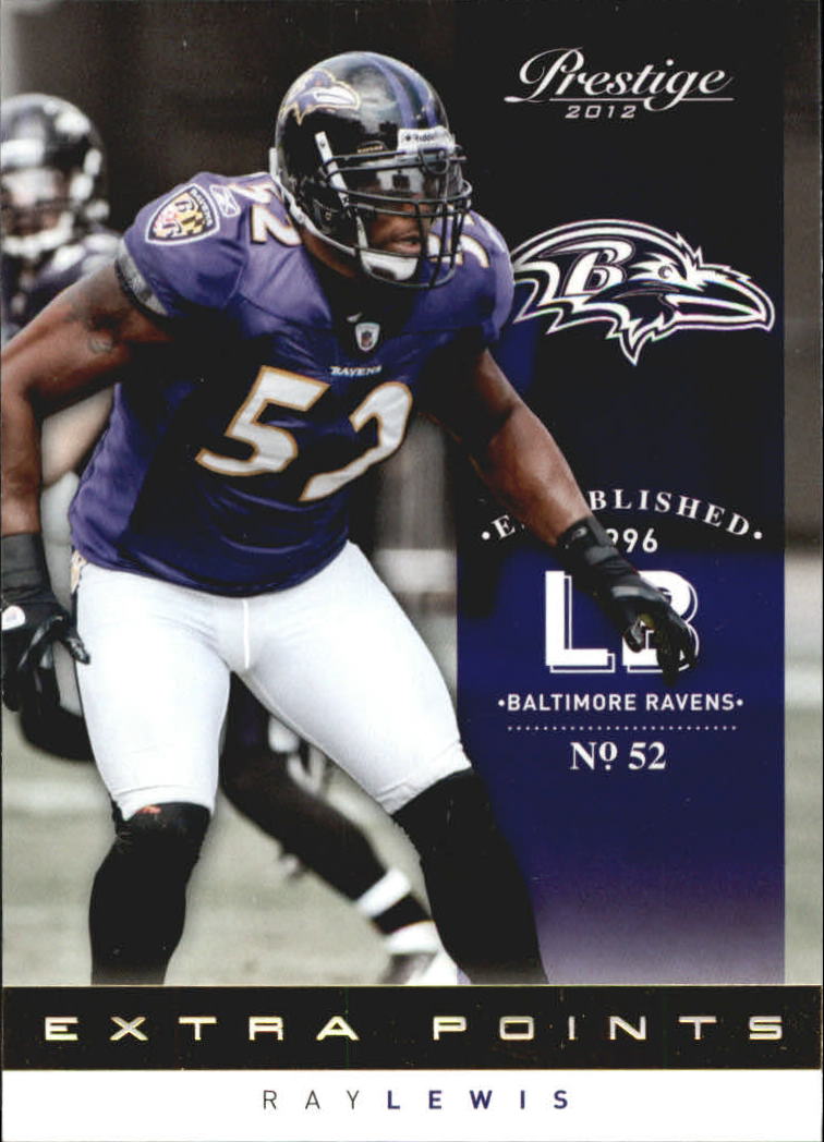 2012 Prestige Extra Points Gold #13 Ray Lewis