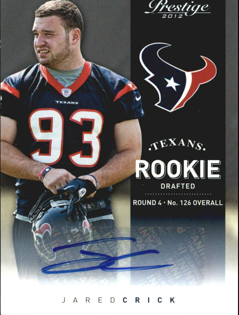 2012 Prestige Rookie Autographs #209 Jared Crick/899