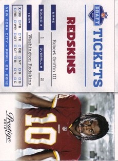 2012 Prestige NFL Draft Tickets #2 Robert Griffin III