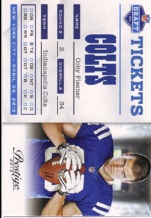 2012 Prestige NFL Draft Tickets #16 Coby Fleener