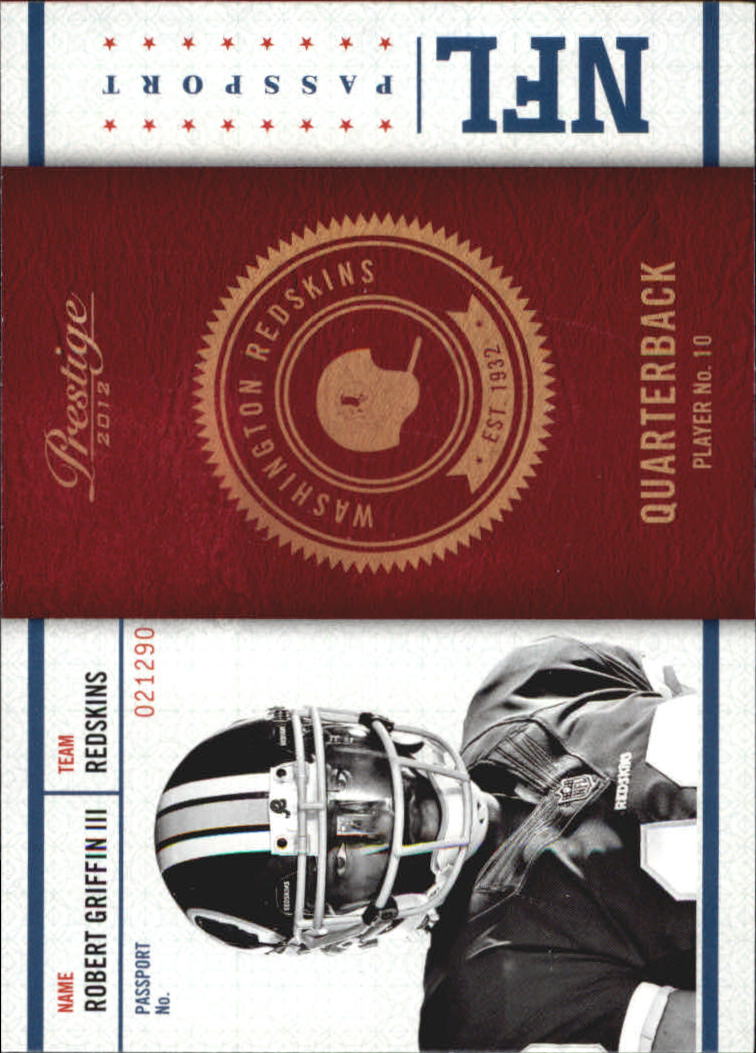 2012 Prestige NFL Passport #9 Robert Griffin III