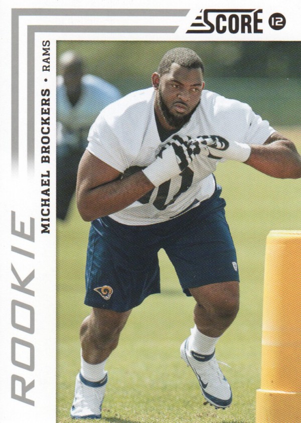 2012 Score #354A Michael Brockers RC/(no helmet)