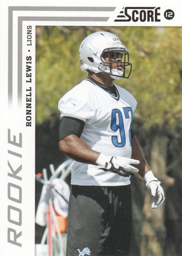 2012 Score #370 Ronnell Lewis RC
