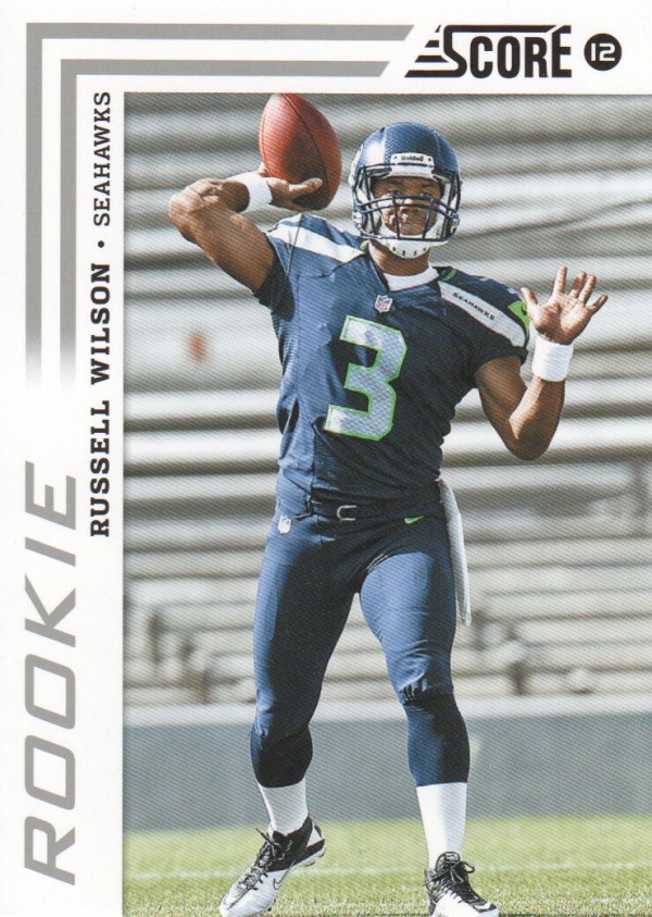2012 Score #372A Russell Wilson RC/(passing)
