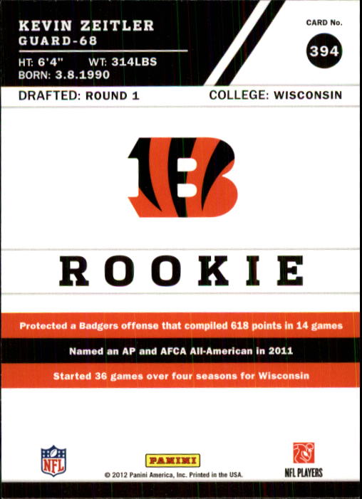 2012 Score Football Card Pick (Base) 252-400