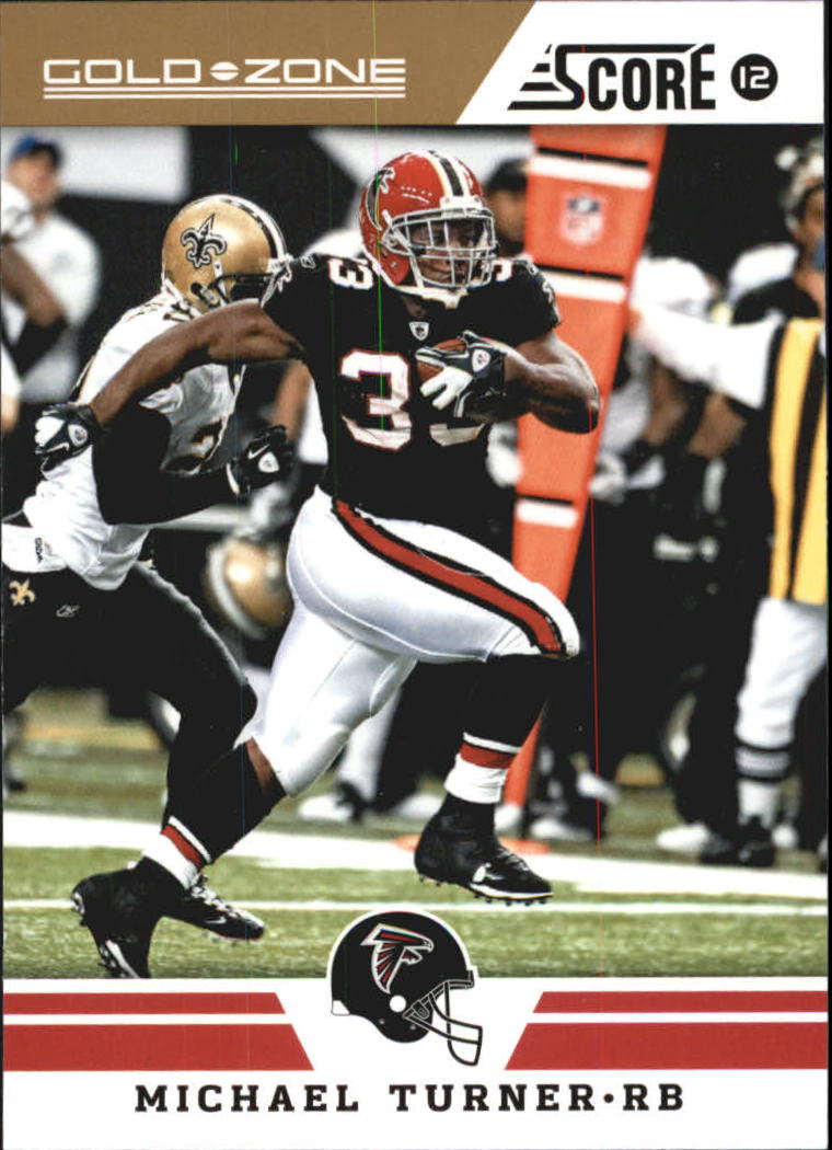 2012 Score Gold Zone #47 Michael Turner