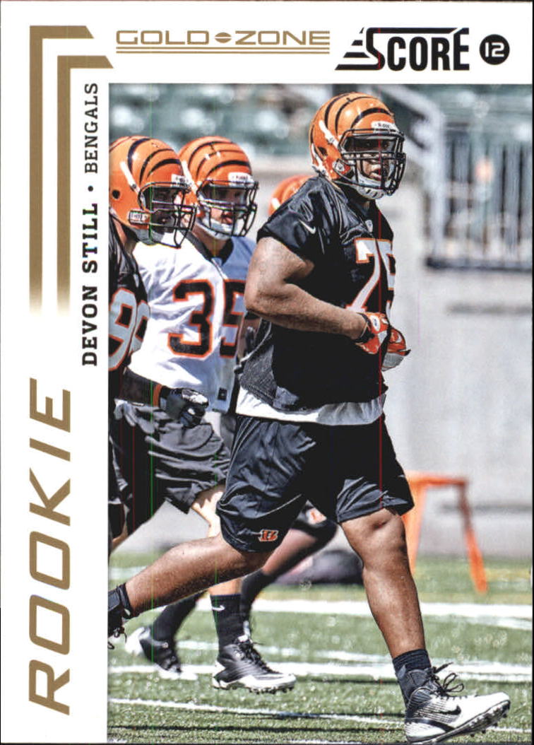 2012 Score Gold Zone #324 Devon Still
