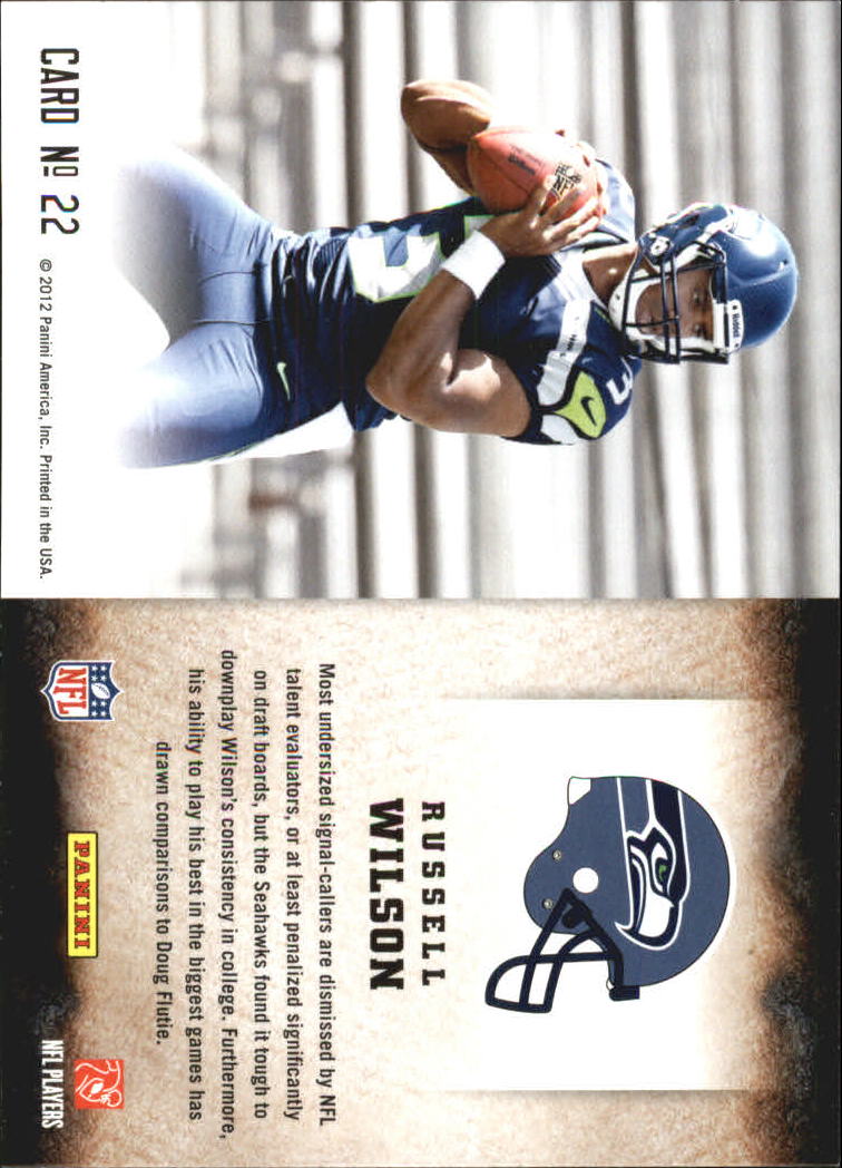 2012 Score Hot Rookies #22 Russell Wilson back image