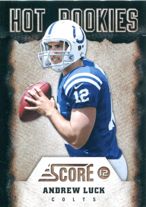 2012 Score Hot Rookies Glossy #1 Andrew Luck