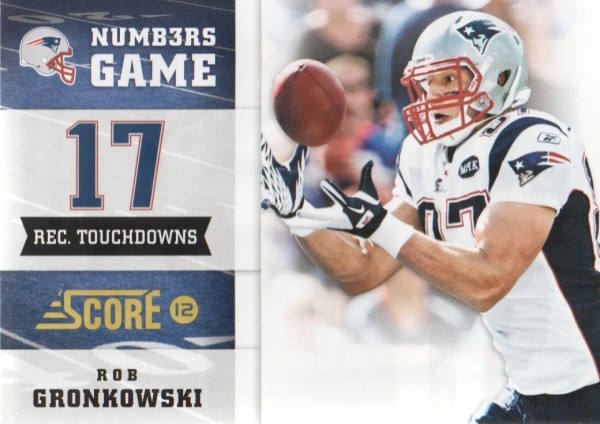 2012 Score Numbers Game #4 Rob Gronkowski