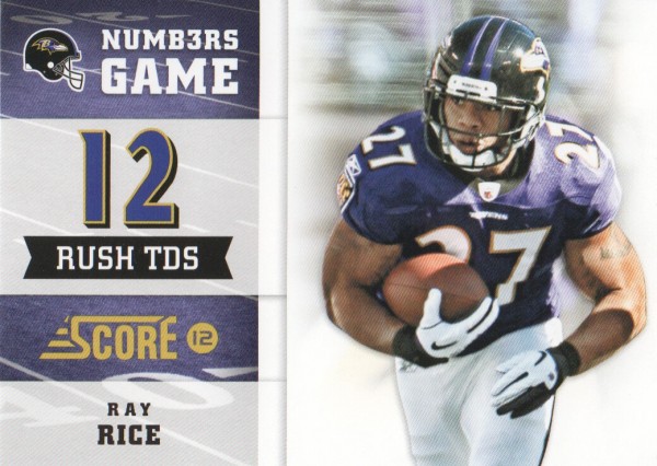2012 Score Numbers Game #8 Ray Rice