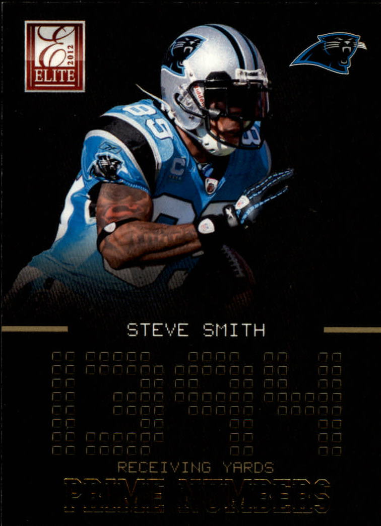 2012 Elite Prime Numbers Gold #3 Steve Smith WR