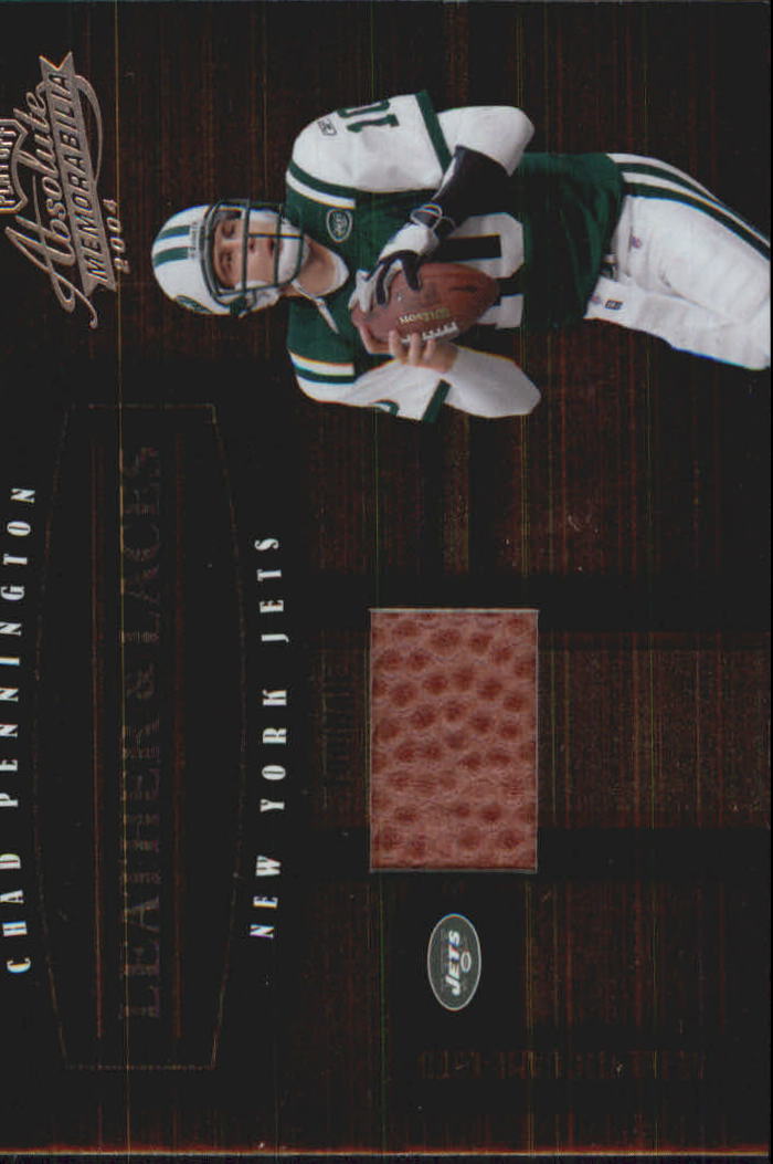 2004 Absolute Memorabilia Leather and Laces #LL5 Chad Pennington