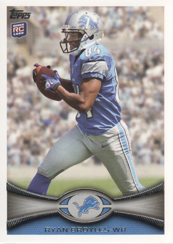 2012 Topps #77A Ryan Broyles RC/(football in both hands)