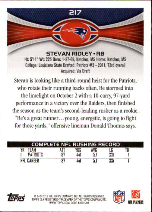 A1481- 2012 Topps Football Cards 203-402 +Rookies -You Pick- 15+ FREE US SHIP - Picture 27 of 351