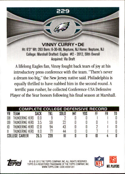 A1481- 2012 Topps Football Cards 203-402 +Rookies -You Pick- 15+ FREE US SHIP - Picture 43 of 351