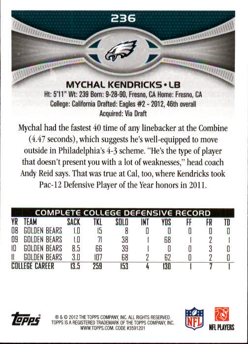 A1481- 2012 Topps Football Cards 203-402 +Rookies -You Pick- 15+ FREE US SHIP - Picture 55 of 351