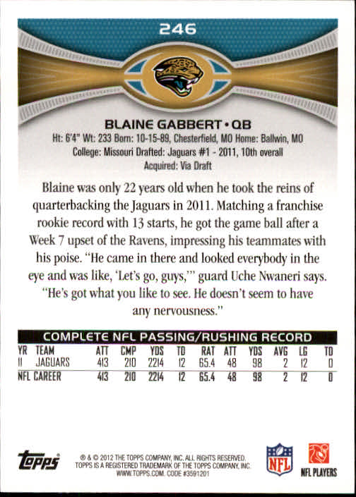 A1481- 2012 Topps Football Cards 203-402 +Rookies -You Pick- 15+ FREE US SHIP - Picture 73 of 351