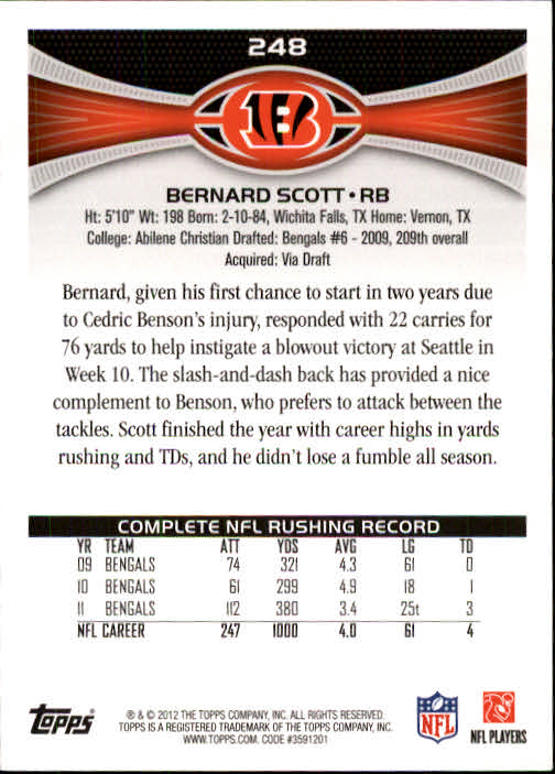 A1481- 2012 Topps Football Cards 203-402 +Rookies -You Pick- 15+ FREE US SHIP - Picture 77 of 351