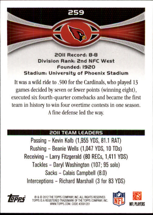 A1481- 2012 Topps Football Cards 203-402 +Rookies -You Pick- 15+ FREE US SHIP - Picture 95 of 351