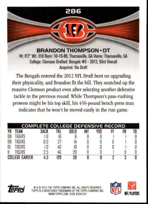 A1481- 2012 Topps Football Cards 203-402 +Rookies -You Pick- 15+ FREE US SHIP - Picture 145 of 351