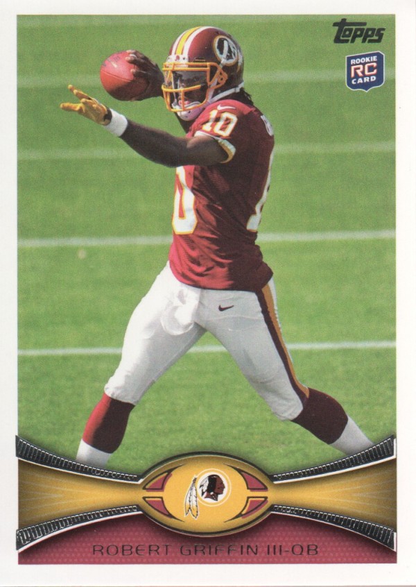 2012 Topps #340A Robert Griffin III RC/(passing pose)