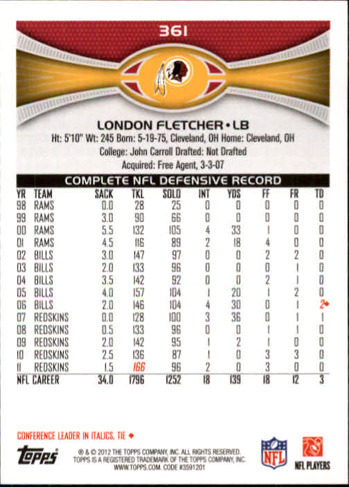 A1481- 2012 Topps Football Cards 203-402 +Rookies -You Pick- 15+ FREE US SHIP - Picture 273 of 351