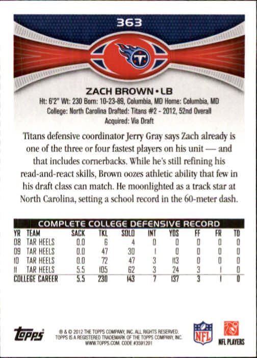 A1481- 2012 Topps Football Cards 203-402 +Rookies -You Pick- 15+ FREE US SHIP - Picture 277 of 351
